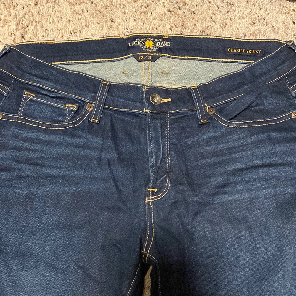 Lucky: Charlie Skinny Jeans SZ 12/31